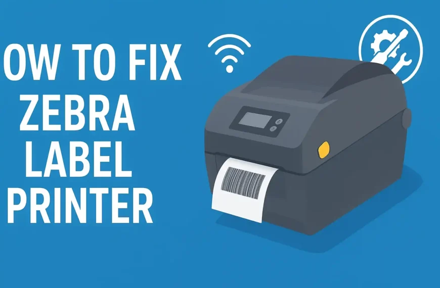 how to fix zebra label printer