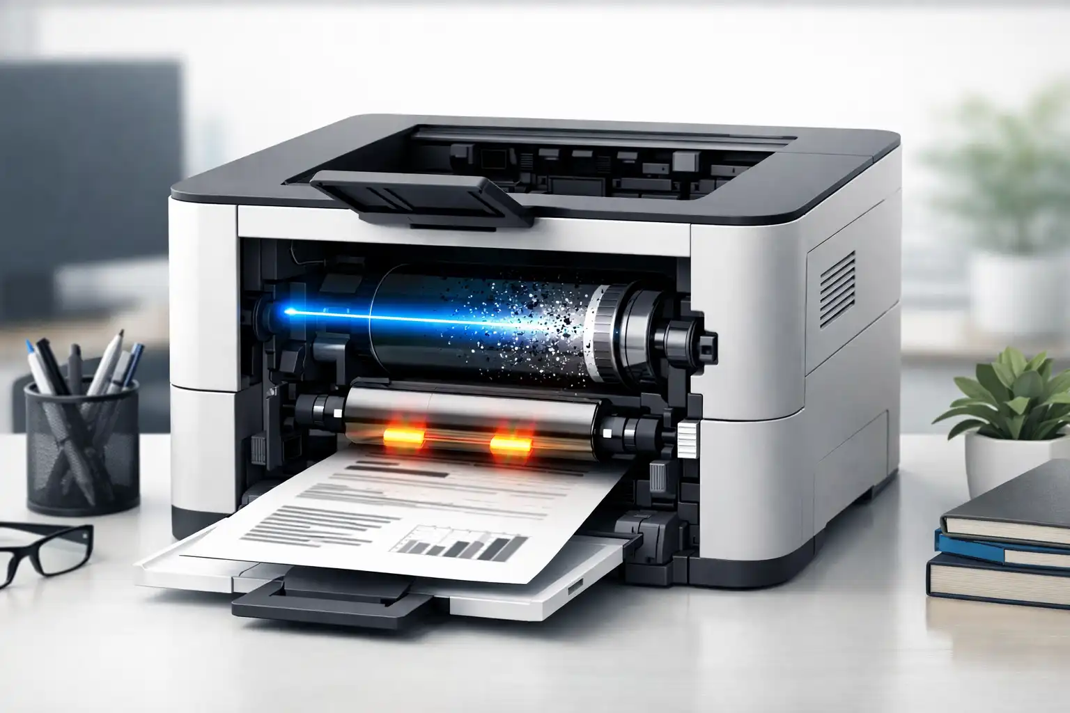 what is a laser printer