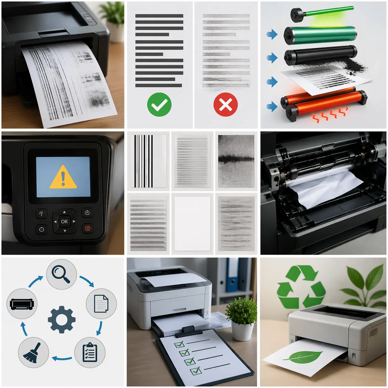 laser printing problems