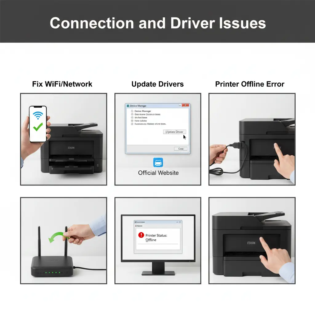Troubleshoot Laser Printer: Easy Fix Guide 6 Connection and Driver Issues (Simple Troubleshooting Laser Printer Fixes)