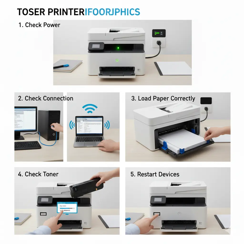 Troubleshoot Laser Printer: Easy Fix Guide 3 Start Here: Basic Troubleshooting Laser Printer Steps