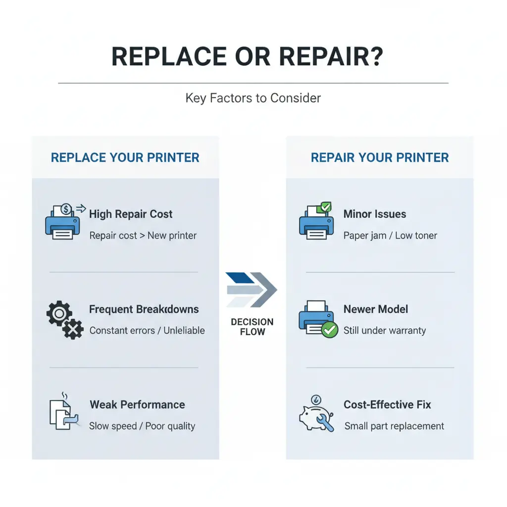 Troubleshoot Laser Printer: Easy Fix Guide 9 When to Replace Your Printer Instead of Repairing It