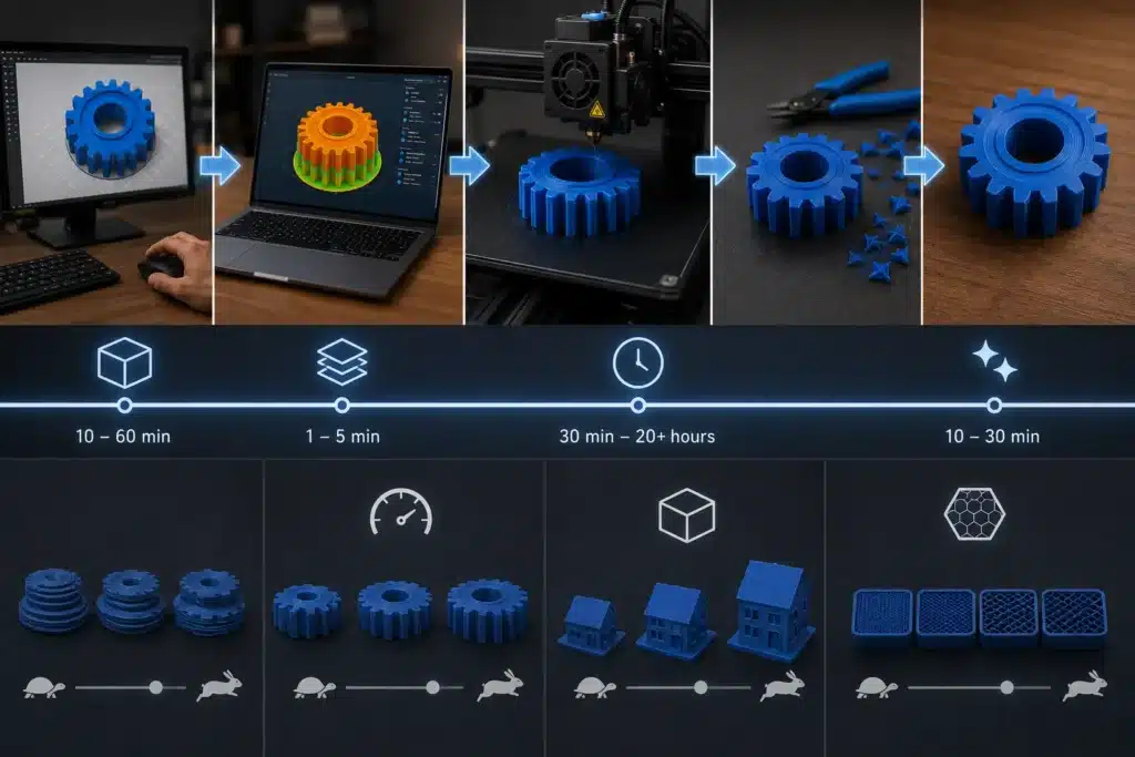 How Does a 3D Printer Work Step by Step? 4 How Long Does the 3D Printing Process Take