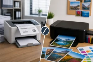 laser printer vs inkjet printer