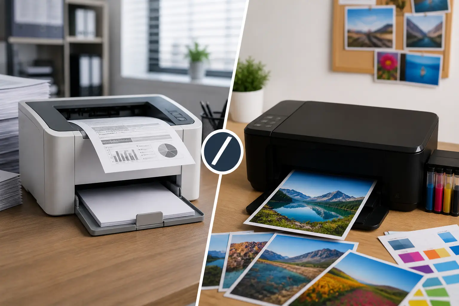 laser printer vs inkjet printer