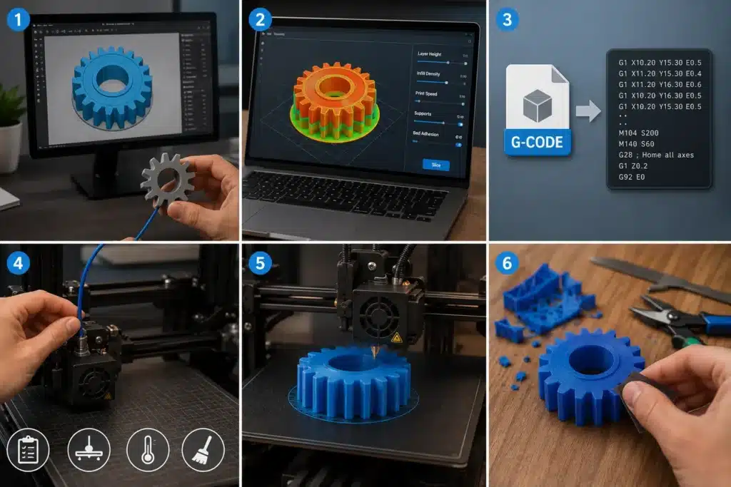 How Does a 3D Printer Work Step by Step? 2 Step-by-Step Process of How a 3D Printer Works