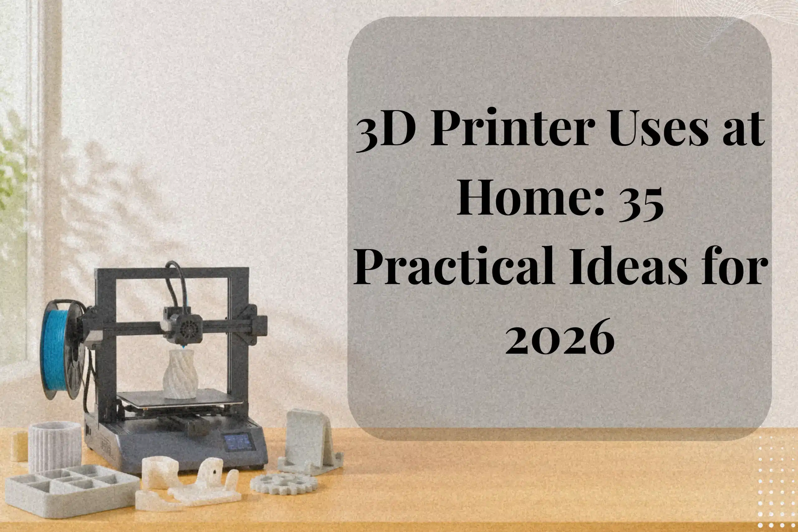 3d printer uses at home