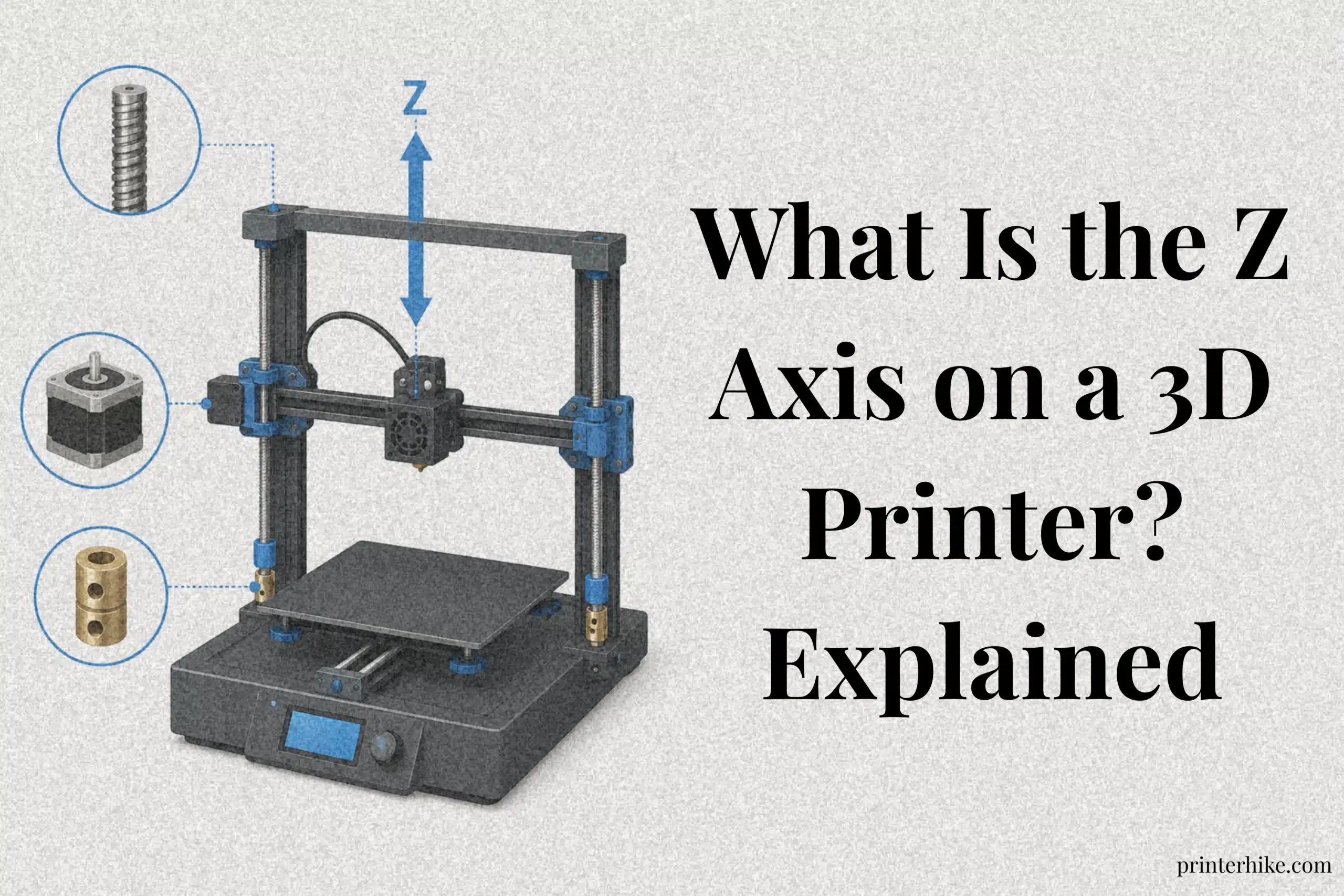 what is the z axis on a 3d printer