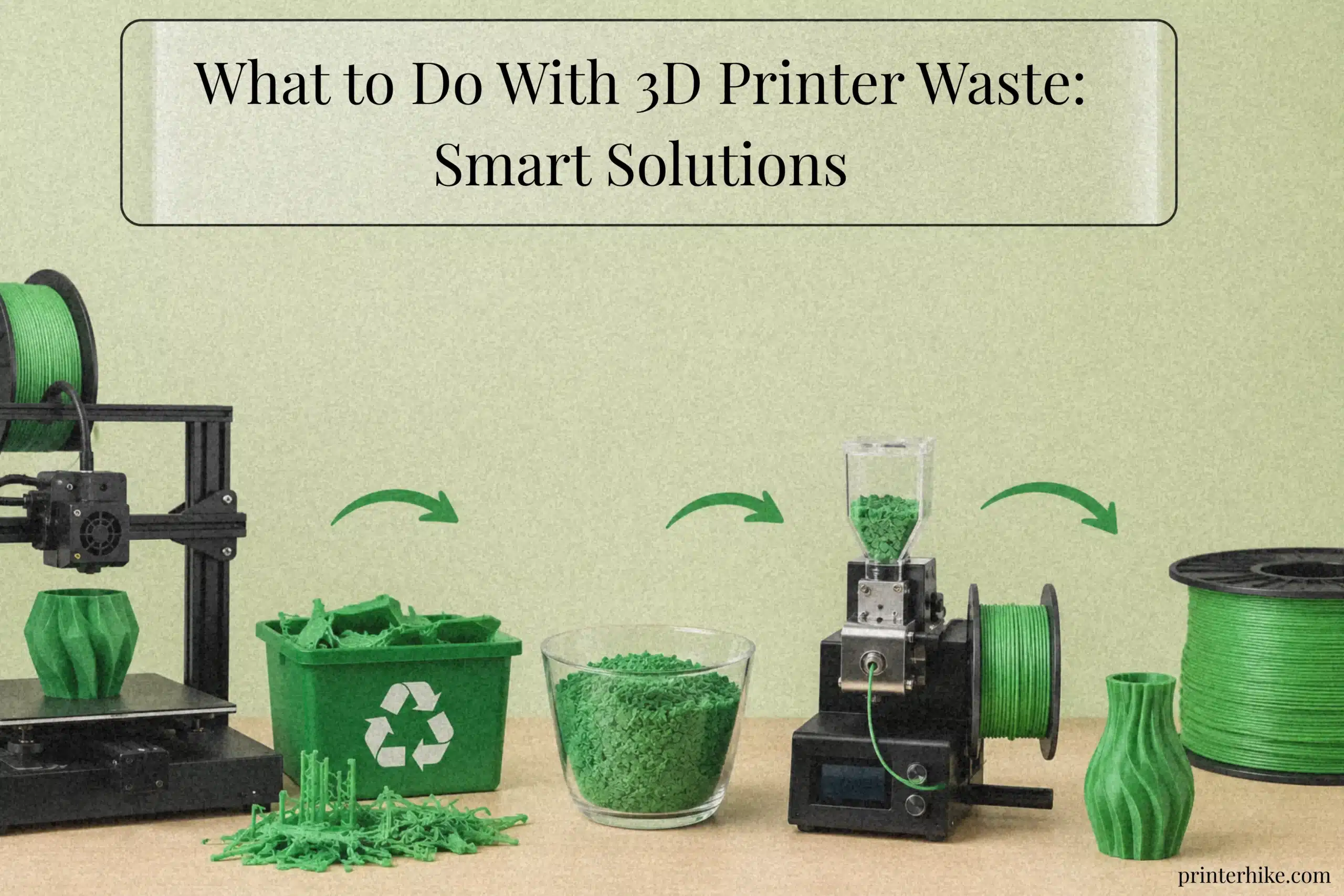 what to do with 3d printer waste