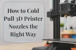 how to cold pull 3d printer